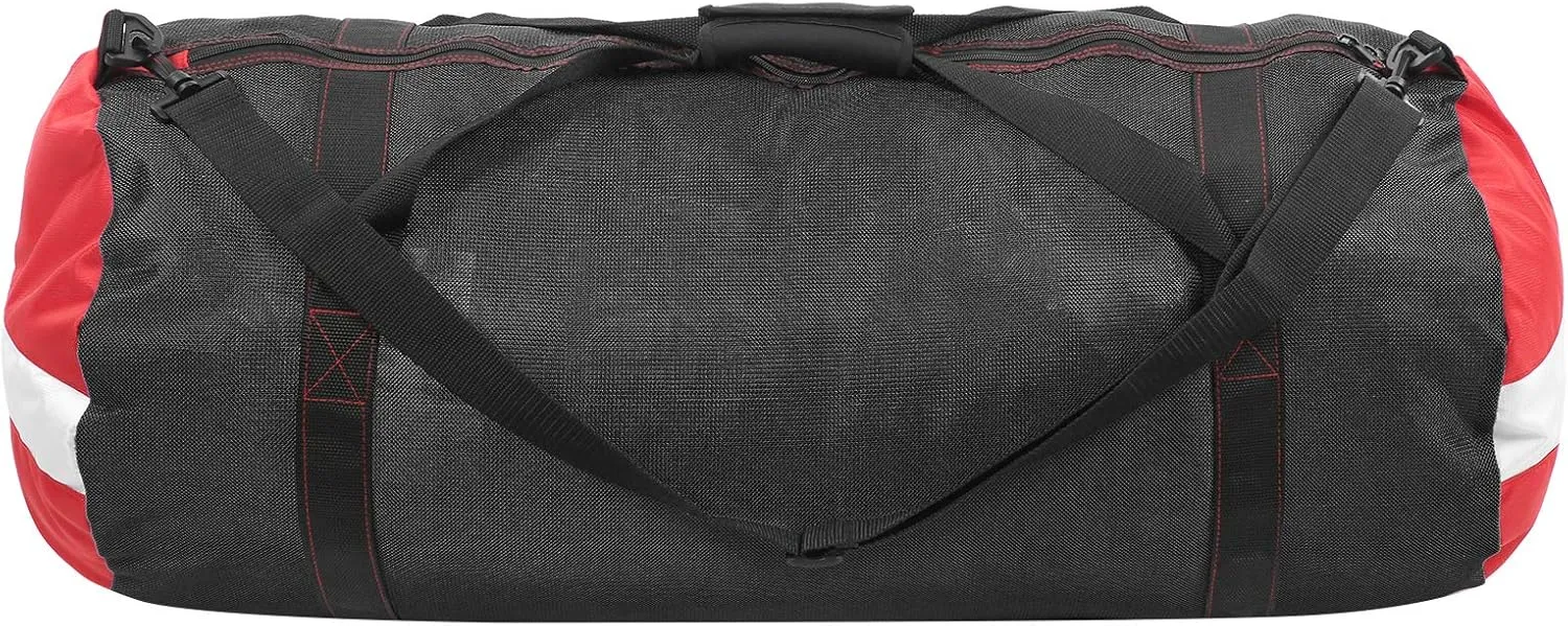 100L Mesh Duffle Bag,Large Dive Bag Collapsible Beach Tote for Beach for Pool Swimming Free Diving Kayak Spearfishing