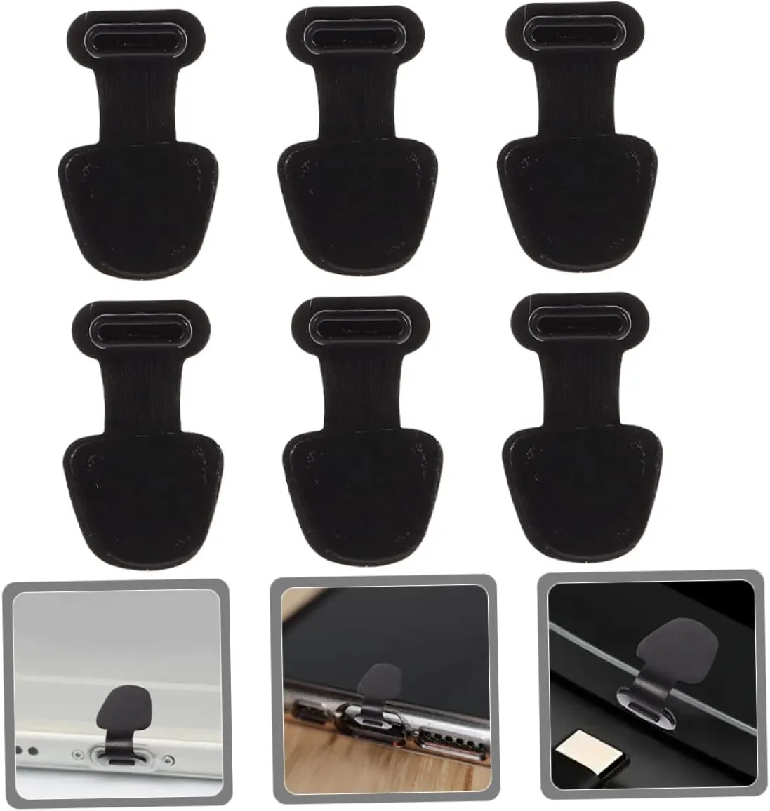 12 Pcs Silicone Power Plug Phone Port Plugs Phone Port Caps USB c Dust Plug Dust Cover Bag Telephone