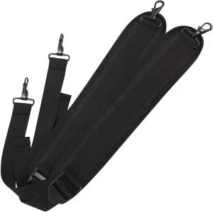 2pcs Extra Long Breathable Cotton Suspenders for Violin Bag Guitars Shoulder Strap Pads