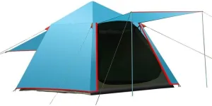 3-4 Person Automatic Pop-Up Camping Tent, Waterproof & UV-Resistant, Double-Layer Outdoor Shelter for Hiking,