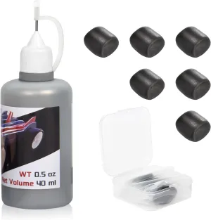 3 OZ Tungsten Putty Weights for Pinewood Car (6 Pcs, 0.5 OZ Each) and 1 Pc 40ML Graphite Lubricant Powder, Derby Putty Weights for Fast Speed and Fly Fishing Lure Sinkers