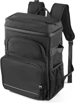 30/42 Cans Cooler Backpack, Waterproof Cooler Bag with Bottle Opener for Picnic, Camping, Beach, Hiking, Travel, and Shopping