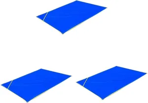 3pcs Picnic Blanket Fabric Ground Tarpaulin Mat Camping Tarps Tent Tarps Outdoor Blanket Sleeping Pad for Camping Blankets Waterproof Foldable Rug Portable Footprint Adults Blue