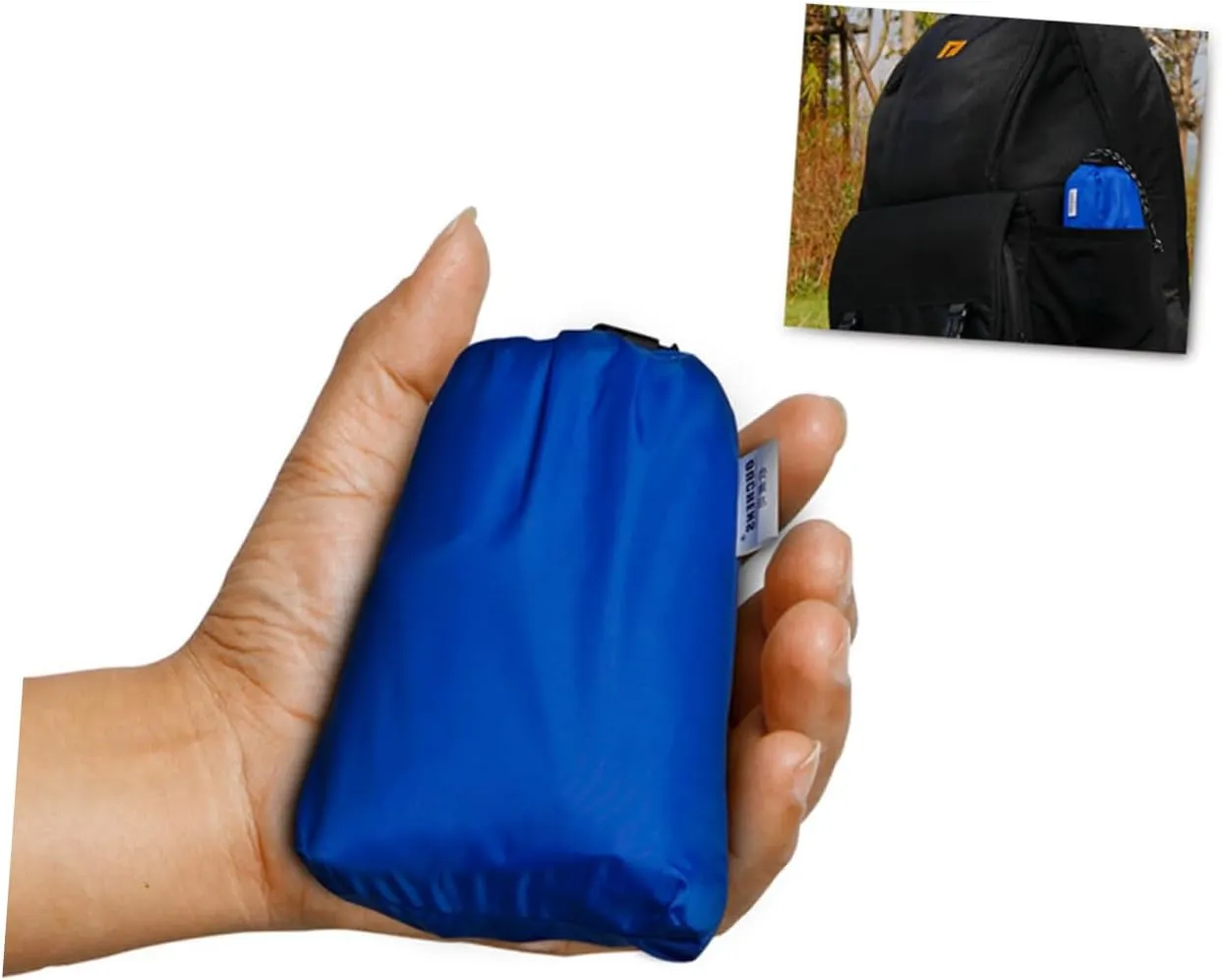 3pcs Picnic Blanket Fabric Ground Tarpaulin Mat Camping Tarps Tent Tarps Outdoor Blanket Sleeping Pad for Camping Blankets Waterproof Foldable Rug Portable Footprint Adults Blue