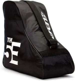 5th Element Ice Skate Bag, Inline Skate Bag, Roller Skate Bag, Hockey Skate Bag, Figure Skates Bag- Black and White Shoulder Sling Strap Carry for Skating Accessories