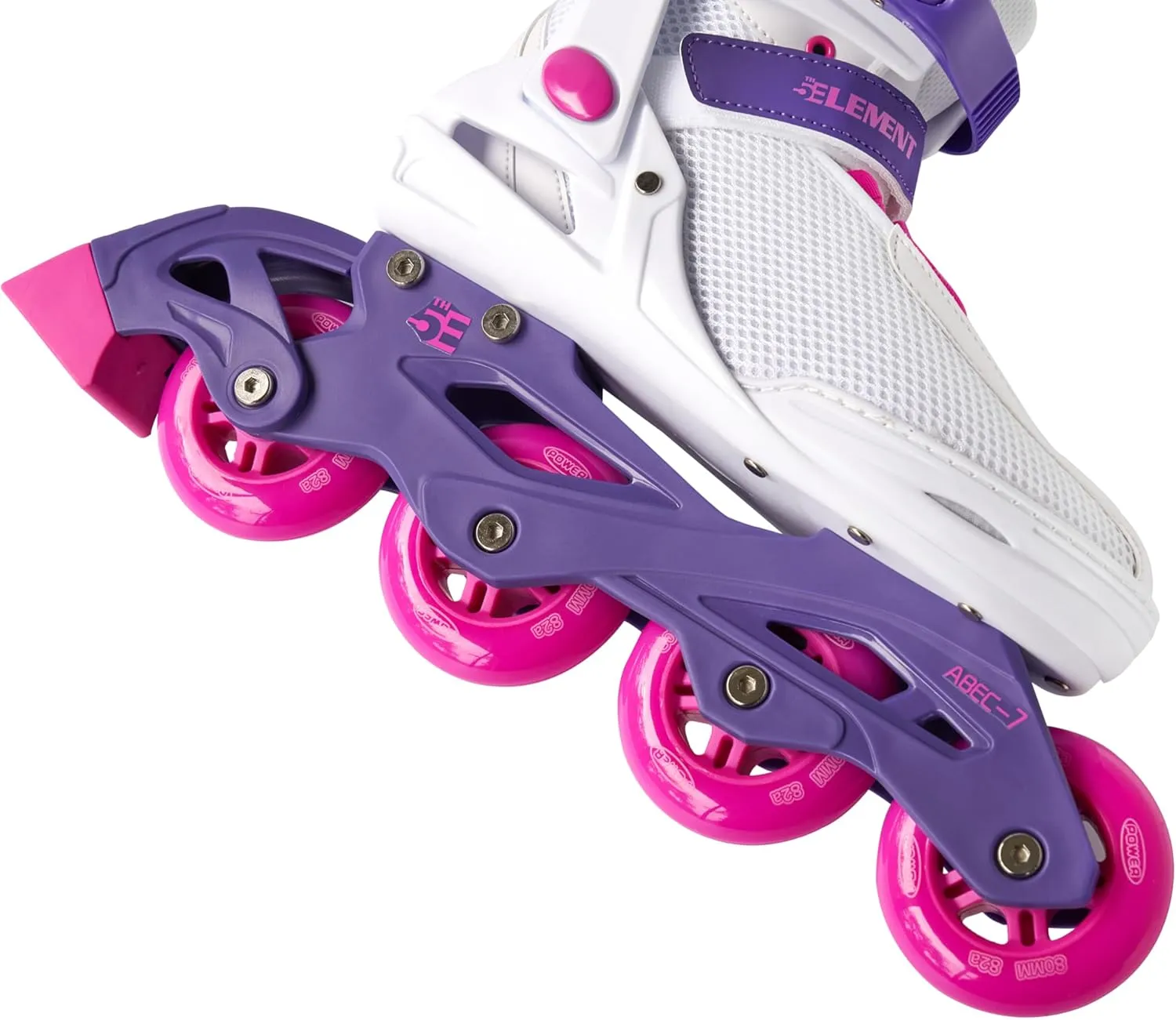 5th Element Lynx Inline Skates for Women with Adjustable Strap, 80mm Wheels, and Soft Boot | Inline Skates Perfect for Roller Derby, Roller Hockey, and Fitness Skating