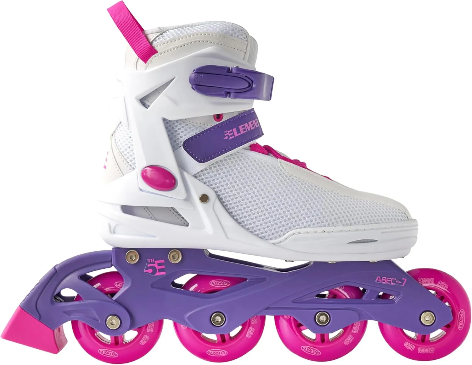 5th Element Lynx Inline Skates for Women with Adjustable Strap, 80mm Wheels, and Soft Boot | Inline Skates Perfect for Roller Derby, Roller Hockey, and Fitness Skating