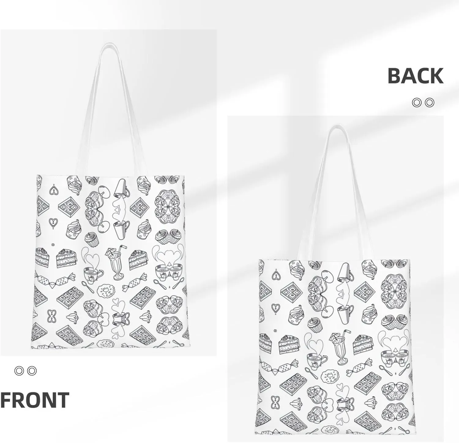 African National Patterns Print Foldable Tote Bag For Women Large Tote Shoulder Handbag Reusable Grocery Bags