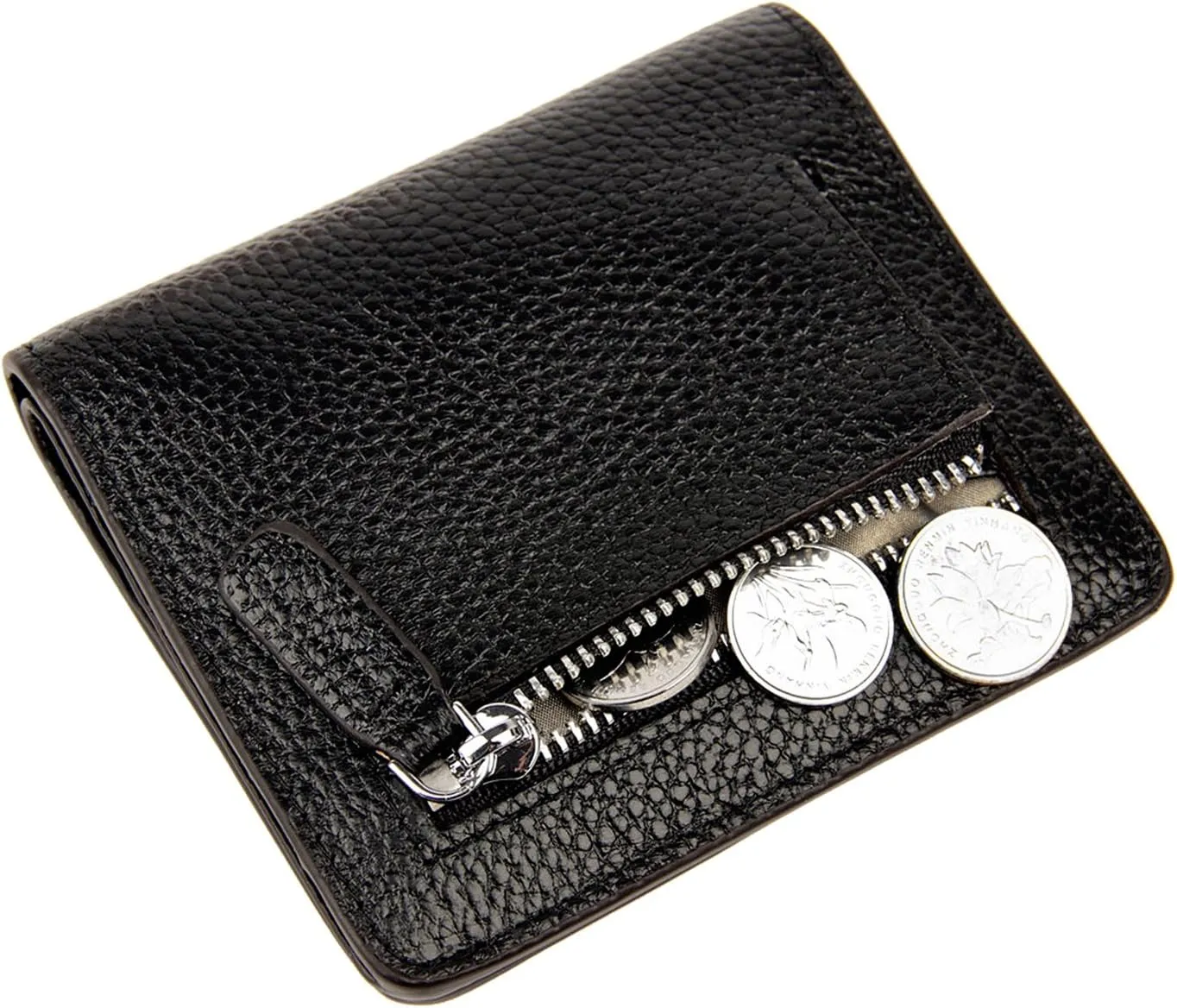 AINIMOER Small Leather Wallet for Women, Ladies Credit Card Holder RFID Blocking Women's Mini Bifold Pocket Purse