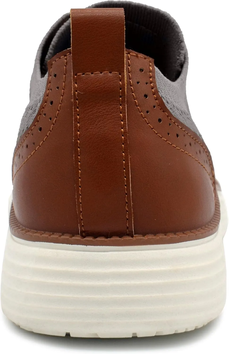 AKADEMIKS Men's Olney Wingtip Knit Oxford, Sleek Breathable Dress Shoes
