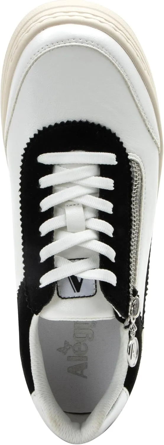 Alegria Women's Averie Zipper Platform Tennis Shoes