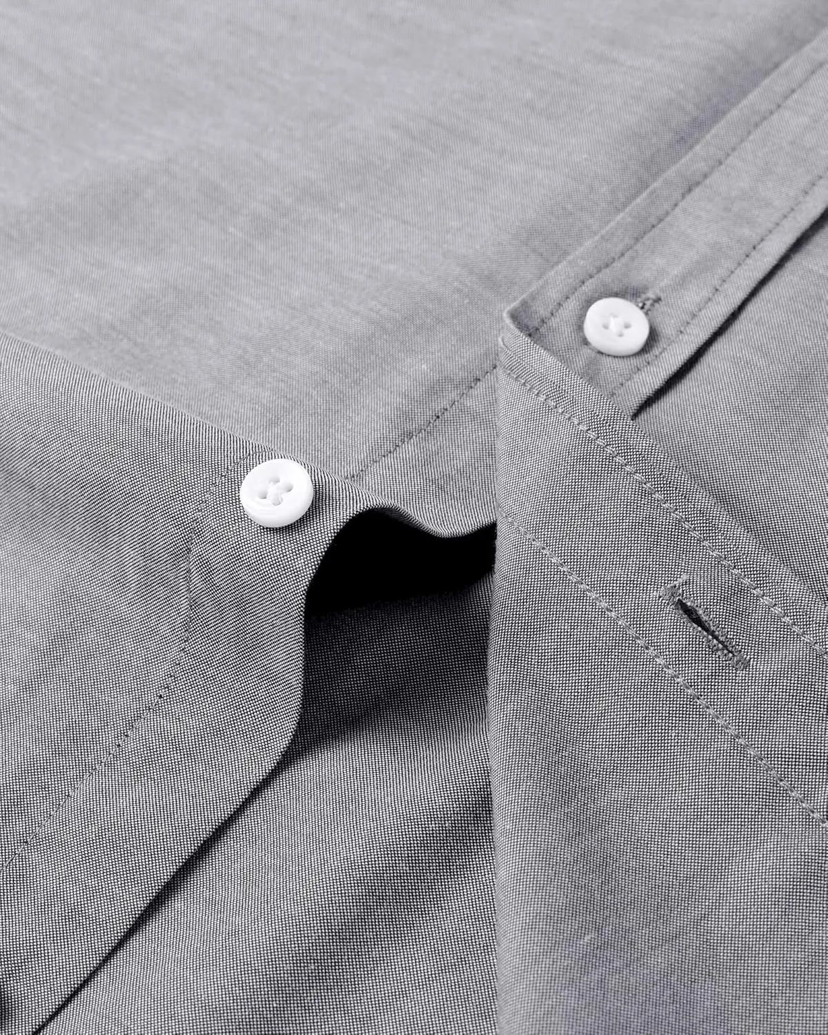 Alimens & Gentle Men's Short Sleeve Oxford Shirt Regular Fit Button Down Collar Shirts with Pocket
