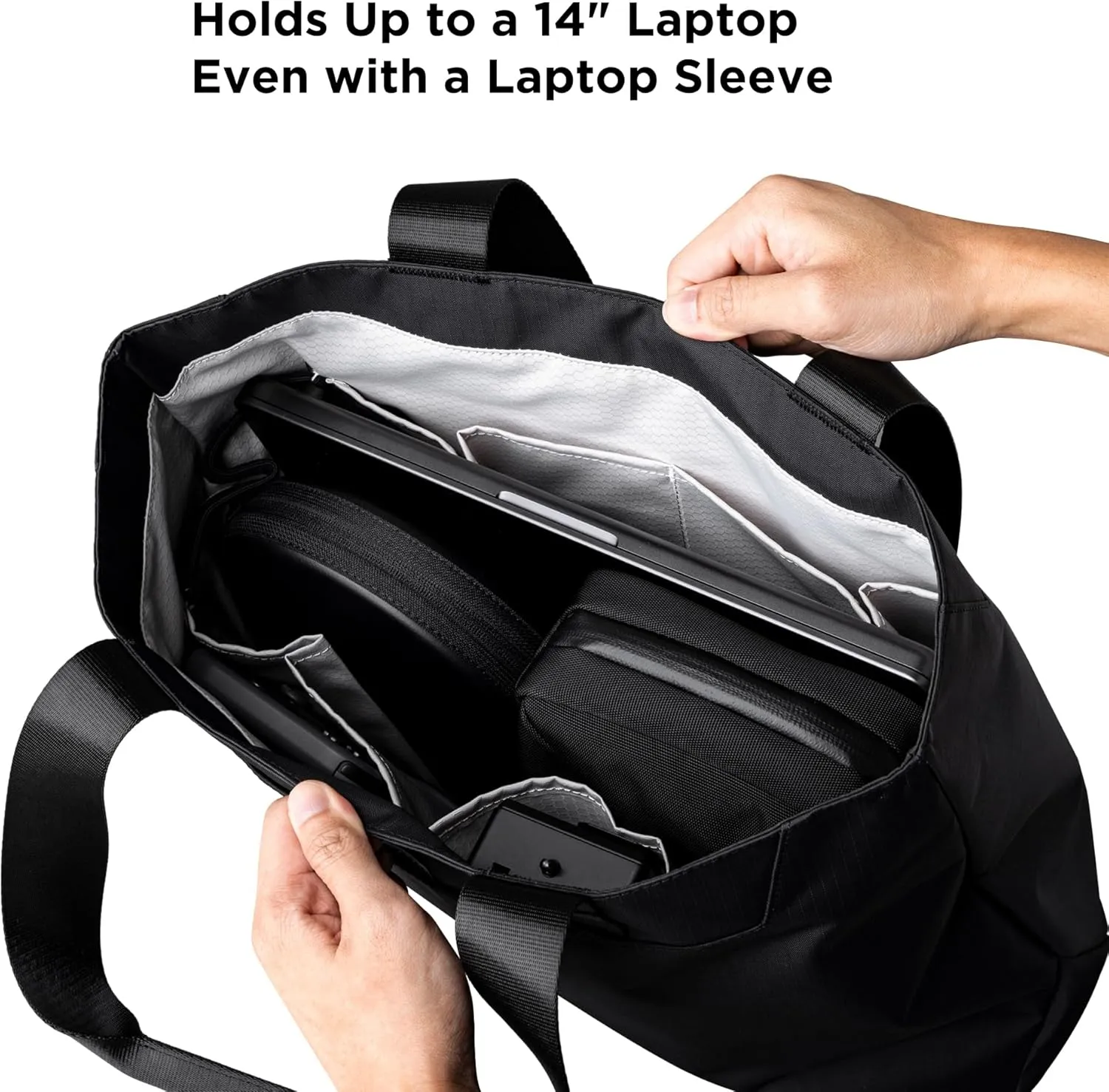 ALPAKA Elements Tote Bag - Everything Tote Bag For Travel and More - Foldable, Self-Standing Design - Weatherproof Fabrics