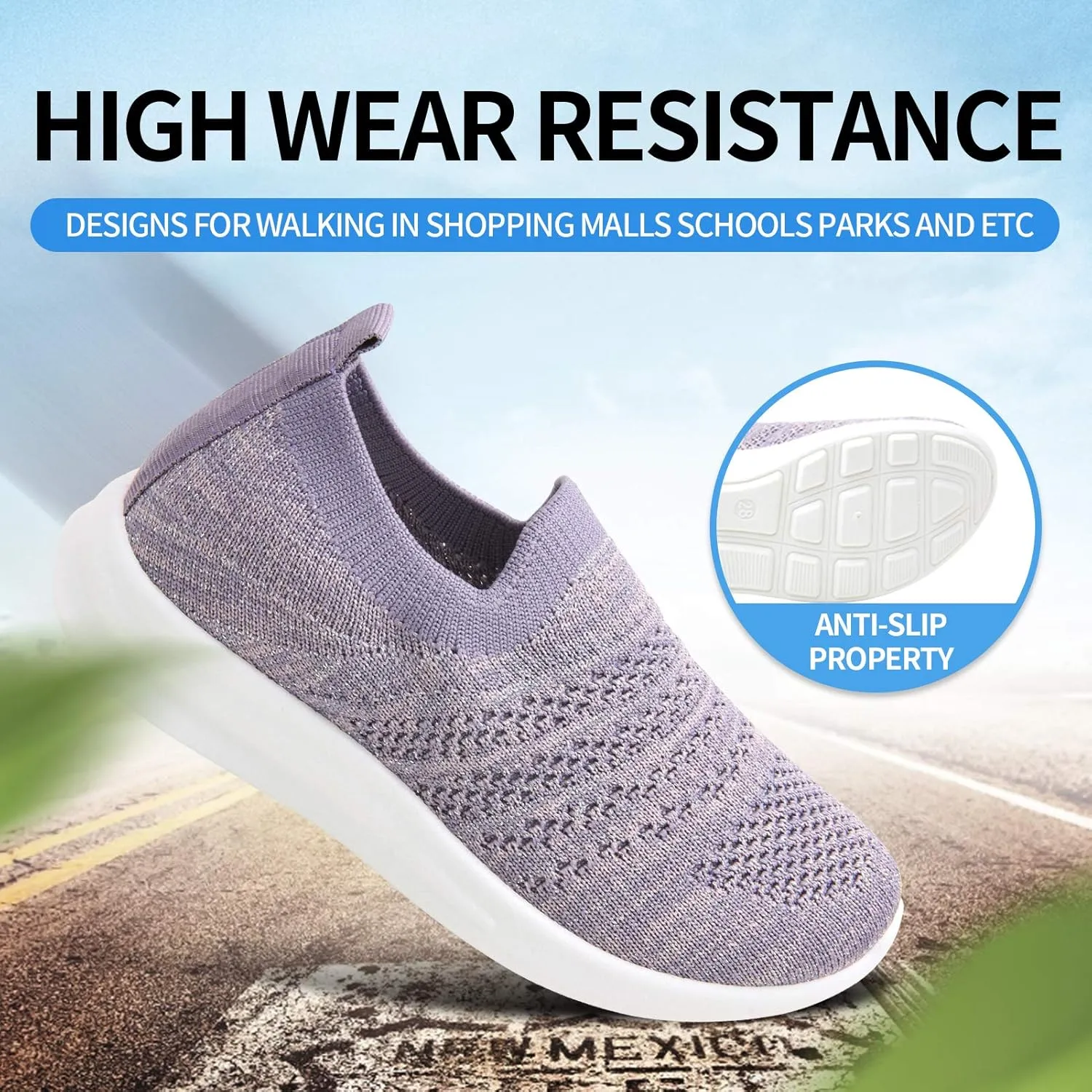 Apawwa Boys Girls Sneakers Kids Lightweight Slip On Running Shoes Pink/Blue/Navy/Black Walking Shoes Breathable Tennis Shoes for Toddler/Little Kids/Big Kids