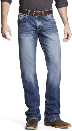 Ariat 100226033130 Men's M4 Low Rise Stretch Cole Boot Cut Jean Fargo 3130