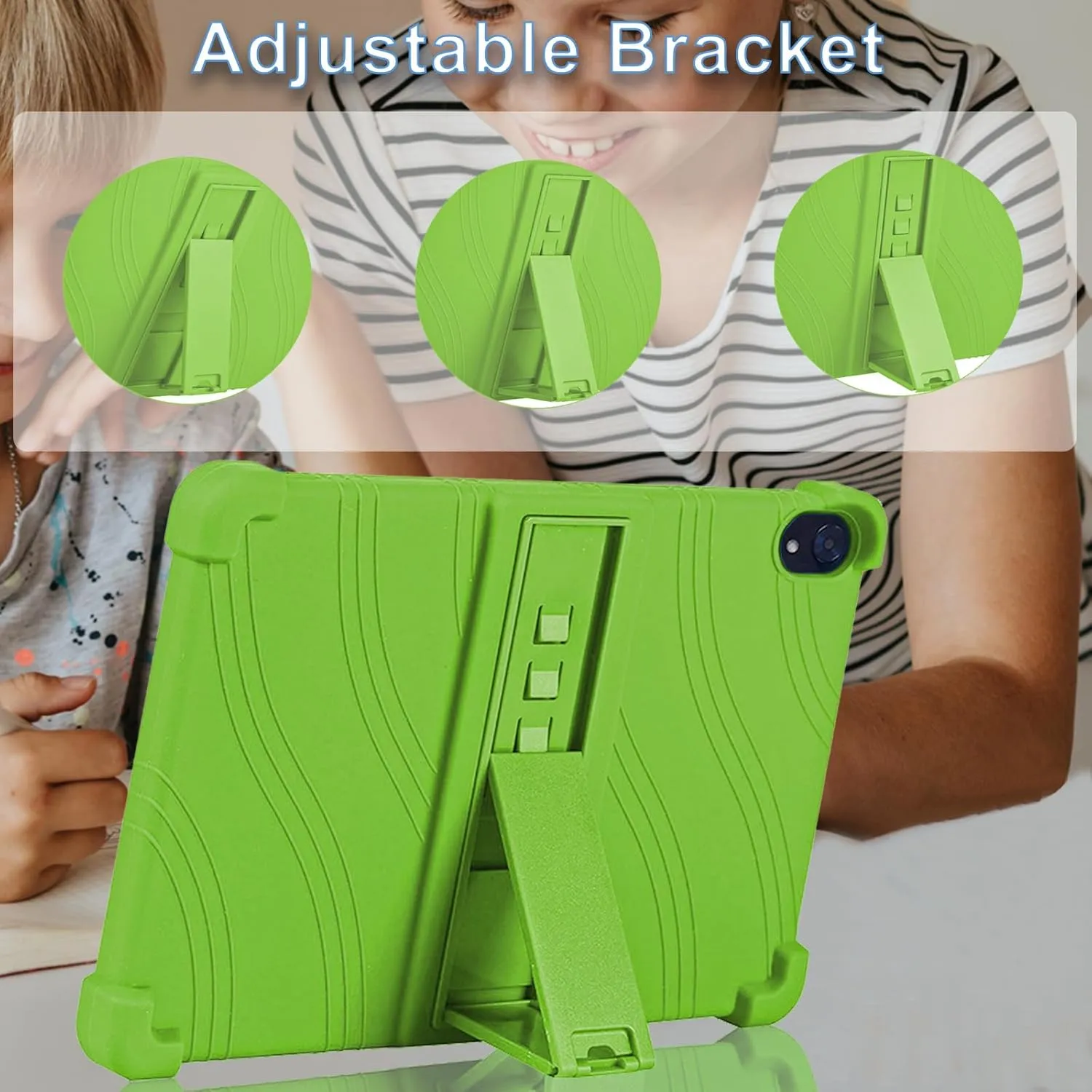 ATOOZ for Urao C107 Tablet Case 10.1 inch,Soft Silicone Kids Case for Urao 10.1 inch Tablet 2025 with Stand (Green)
