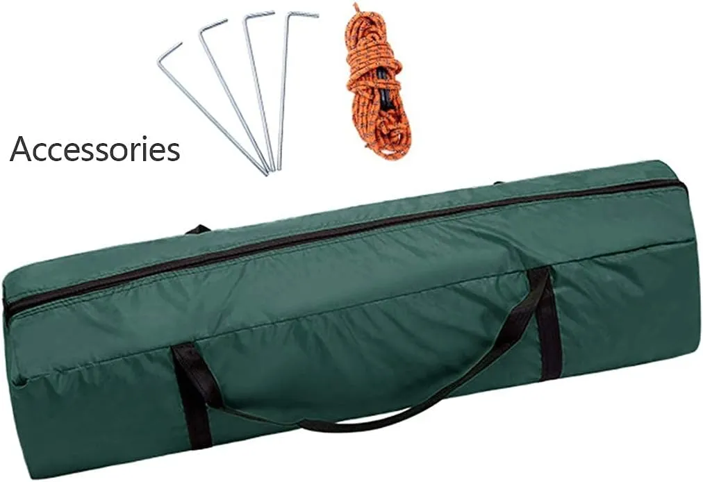 Automatic Pop Up Tent Family Camping Tent 2-3-4 Person Portable Tent Spring Type Fast Open Waterproof Windproof for Camping Hiking Mountaineering (Blue Width 1.5m) (Dark Green Width 1.5m)