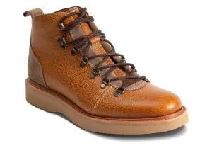 Barker Frank - Cedar Grain/Parchment Suede