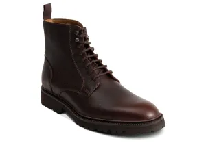 Barker Newquay - Brown Pull Up Grain