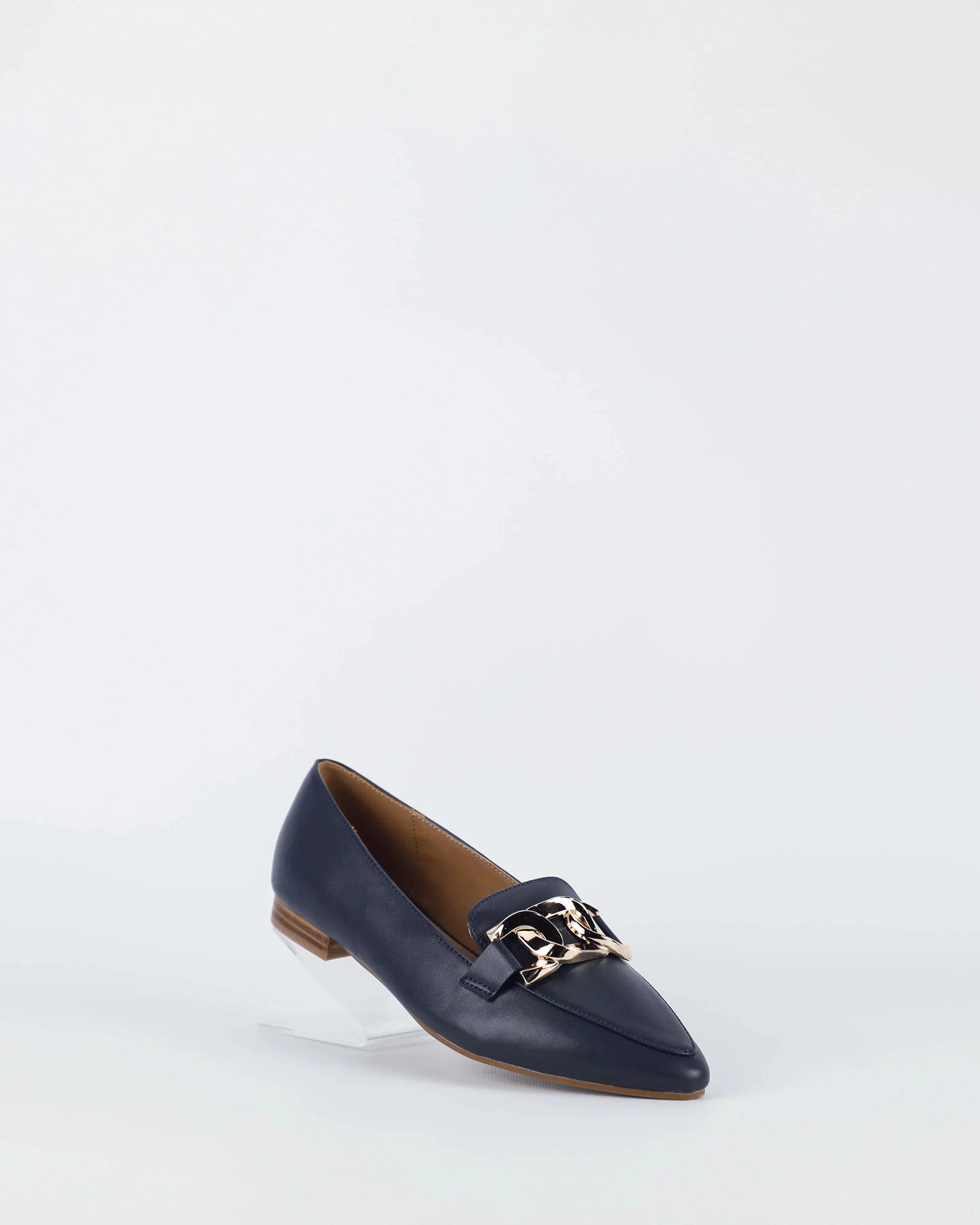 Bay Lane Acacia - Navy Leather