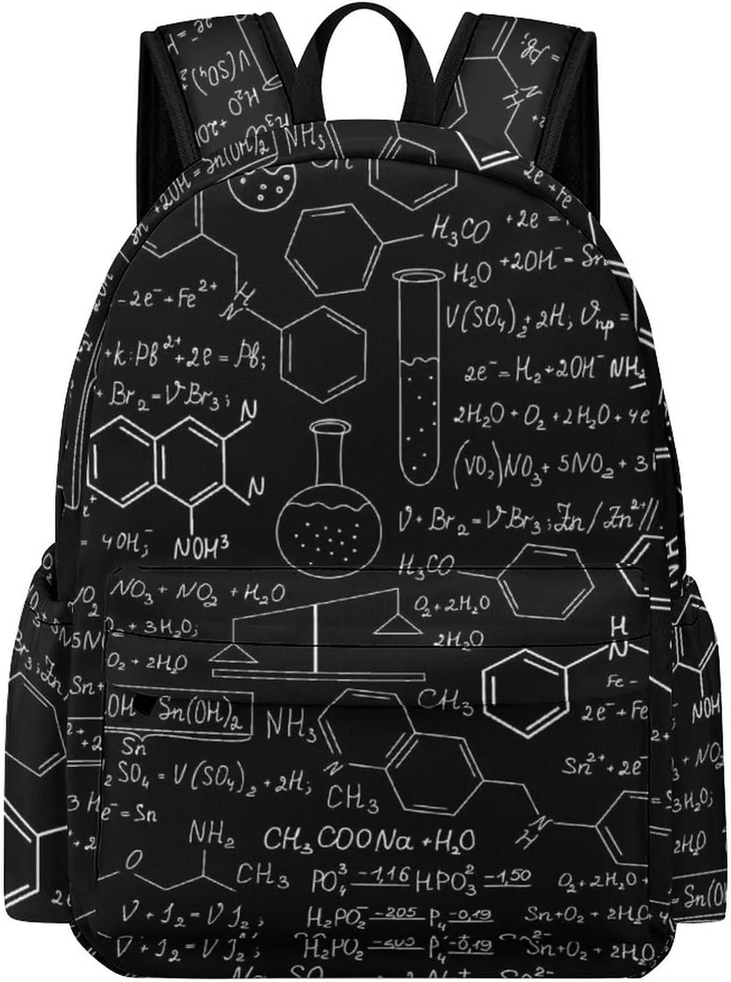 Beautiful Chemical Formula Doubler Shoulder Backpack Laptop Daypack Outdoor Travel Bag Laptop Tablet Backpack Pattern166