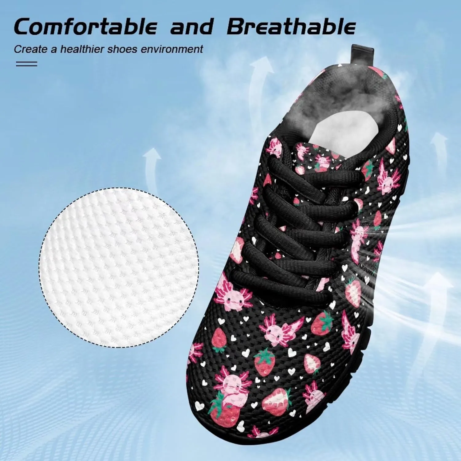 Belidome Shoes for Boys Girls Running Shoes Breathable Walking Tennis Sneakers Lightweight Footwear for Kids Teens
