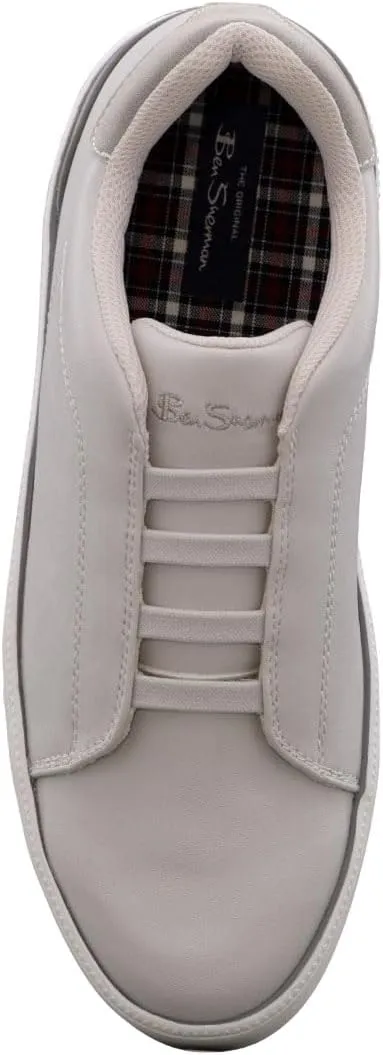 Ben Sherman Mens Hammond Slip On Sneakers Shoes Casual - Grey