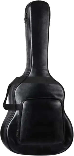 BESPORTBLE 1Pc Guitar Bag with Double Shoulder Straps Durable Acoustic Folk Case for Easy Travel and Outdoor Performances Stringed Instruments Package Black