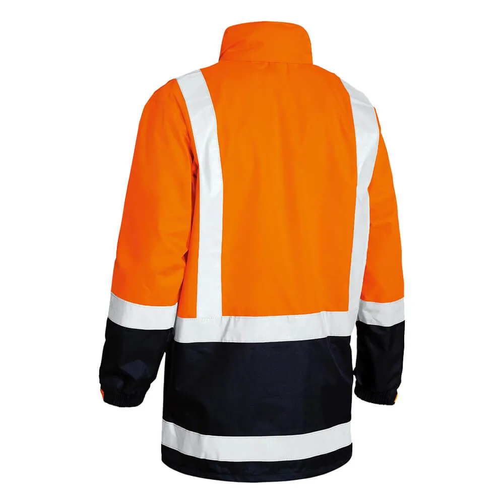 Bisley BJ6766T Taped Hi Vis Recycled Rain Shell Jacket