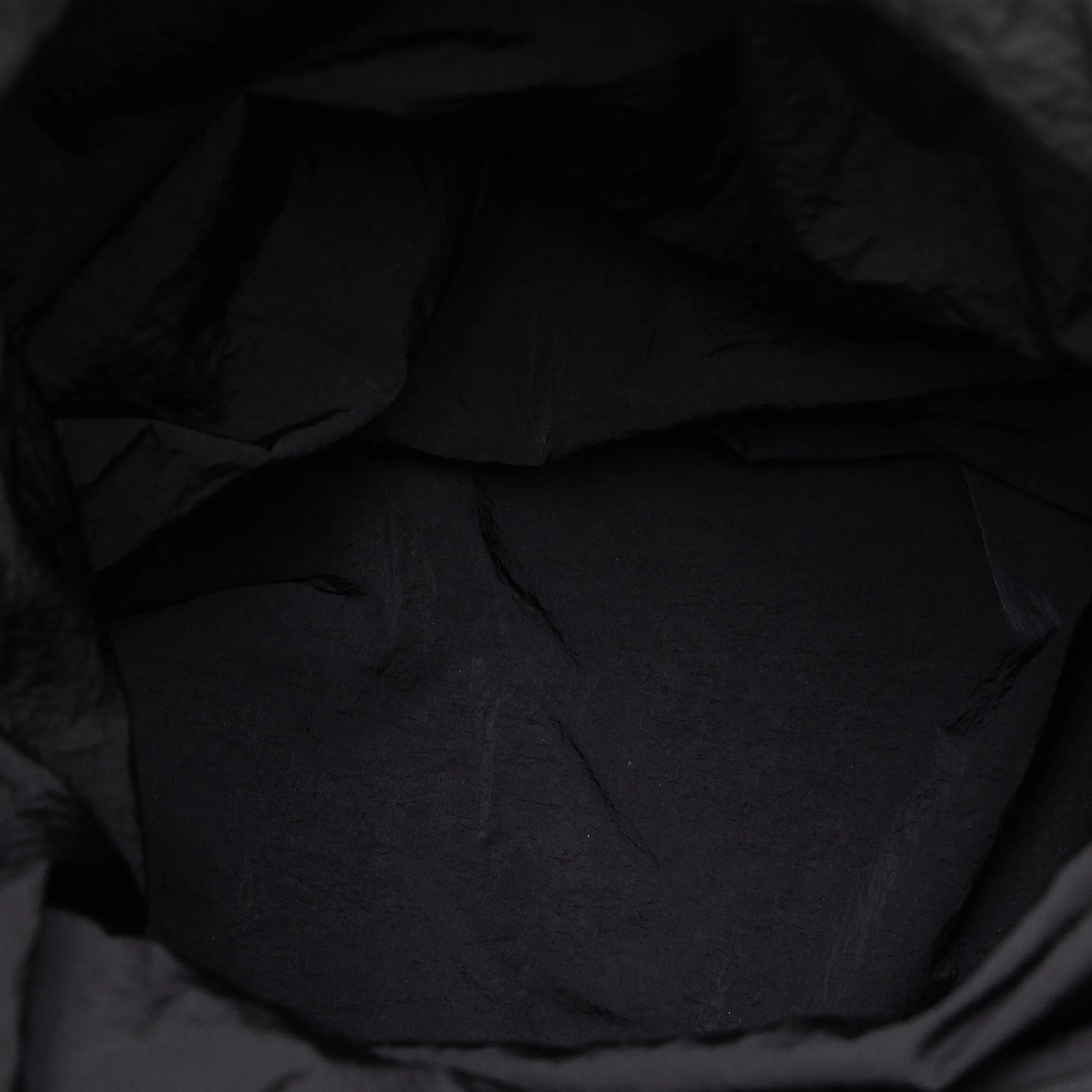 Black Bottega Veneta Intrecciato and Nylon Foldable Tote