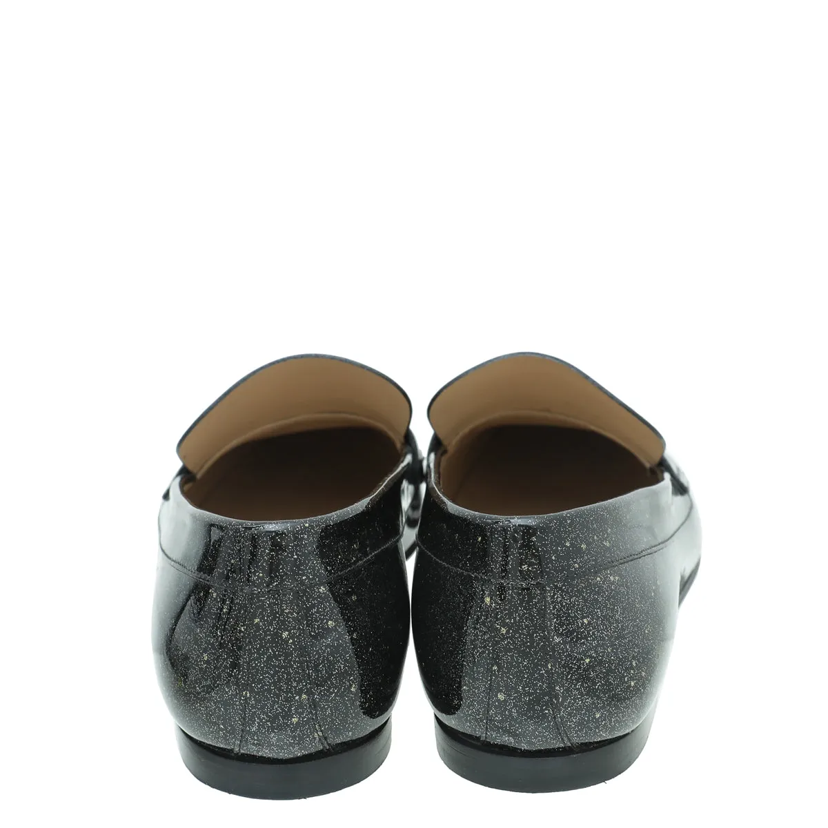 Black Great value 37.5 CC Supportive team Chanel Flat Metallic Loafer
