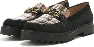 Black/Black Multi/Black Circus By Supportive Rounded Deana Sam Versatile product line On Toe Slip Loafers Edelman