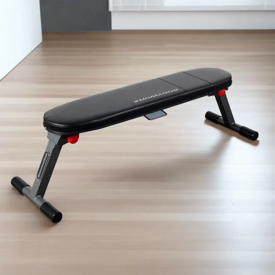 Bodyworx Foldable Flat Bench C412FB - Floor Stock Malaga