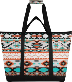 Bohomia Reusable Insulated Cooler Bag with Ice Pack Compartment - Large 47L Waterproof Thermal Grocery Tote for Picnic Beach Camping Lunch Storage