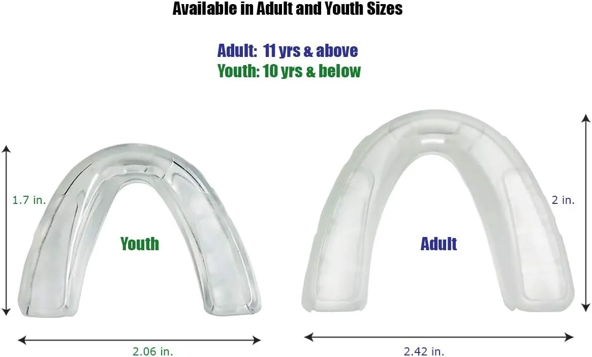 Boil and Bite Mouth Guard (Youth & Adult) SA Custom Fit Sport Mouthpiece for Basketball, Karate, Martial Arts, Wrestling, MMA (Free Case Included!)
