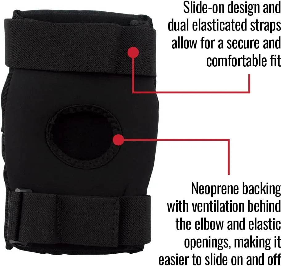 Bont Adult Elbow Skate Pads Protection for Roller Derby, Roller Skate, Park Skate, Ice Skate, Skateboard, Scooter