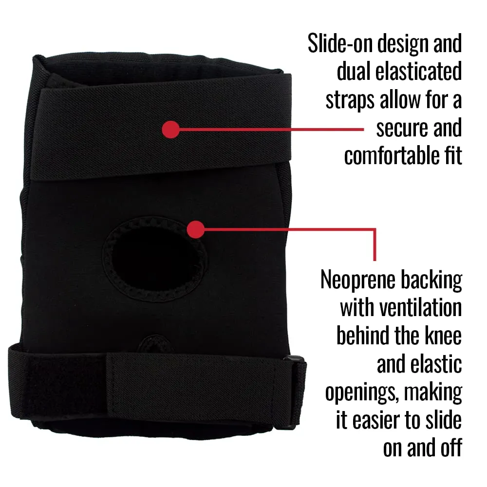 Bont Adult Knee Skate Pads Protection for Inline skate, Roller Derby, Roller Skate, Park Skate, Ice Skate, Skateboard, Scooter (Large)