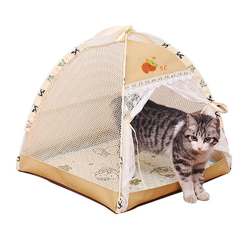 Breathable Mesh Cat Outdoor House