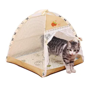 Breathable Mesh Cat Outdoor House