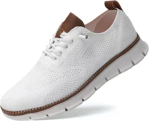 Breeze Men's Oxford Walking Shoes, Size 7.5-22 Wide, Color: Light Blue, Lightweight, Comfortable, Breathable, Casual