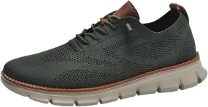 Breeze Men's Oxford Walking Shoes, Size 7.5-22 Wide, Color: Light Blue, Lightweight, Comfortable, Breathable, Casual