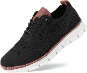 Breeze Men's Oxford Walking Shoes, Size 7.5-22 Wide, Color: Light Blue, Lightweight, Comfortable, Breathable, Casual