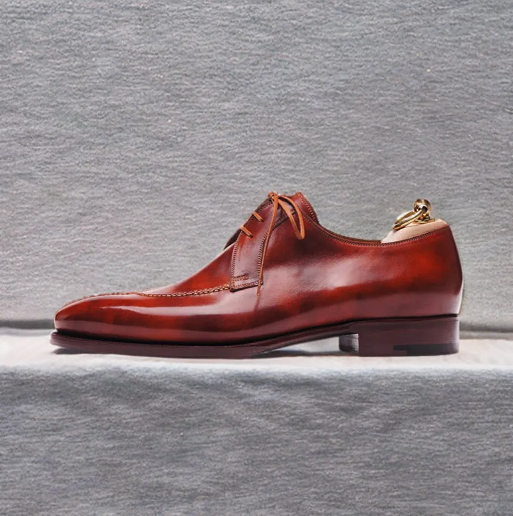Brown Patina derby