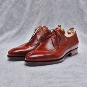 Brown Patina derby