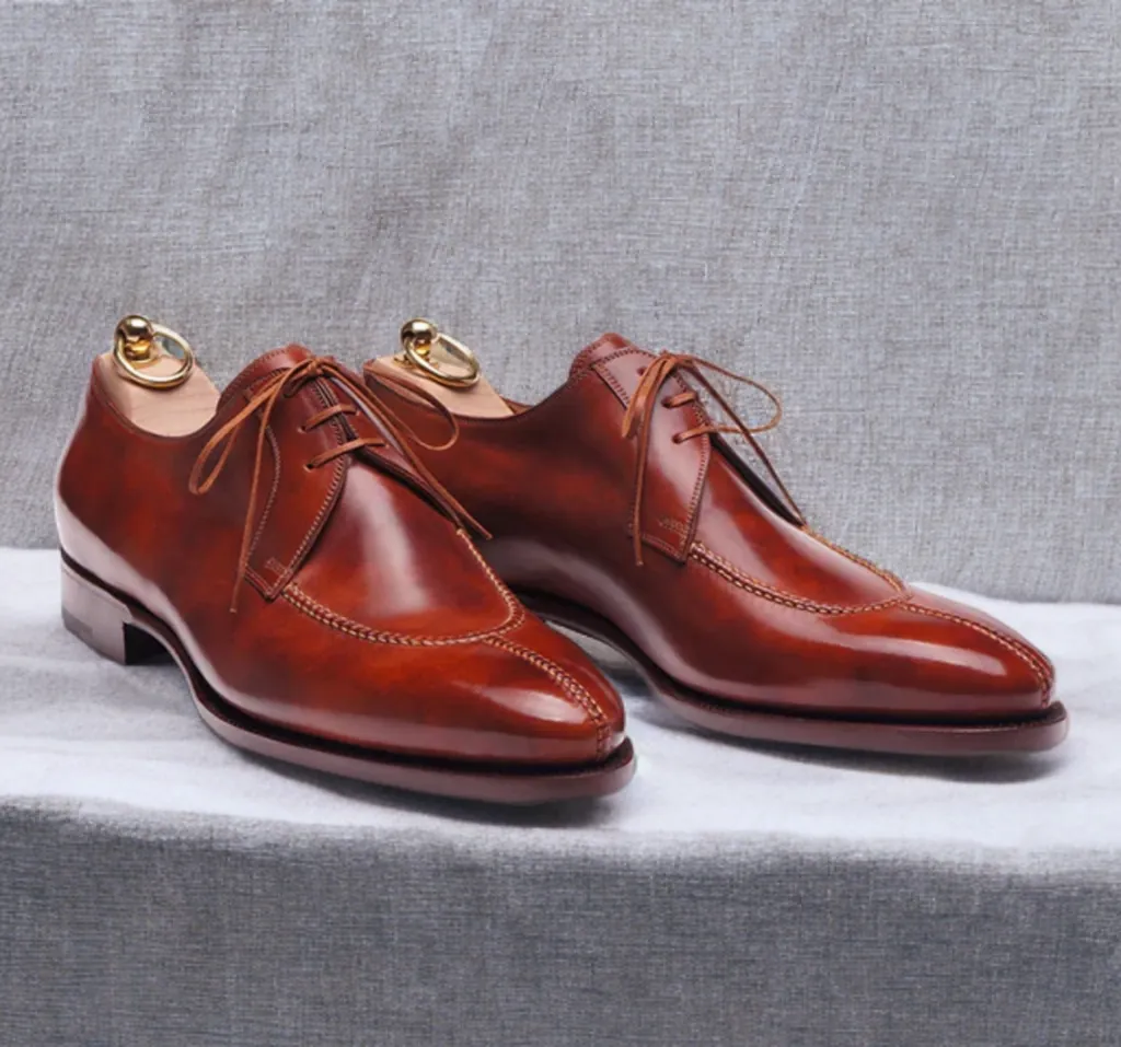 Brown Patina derby