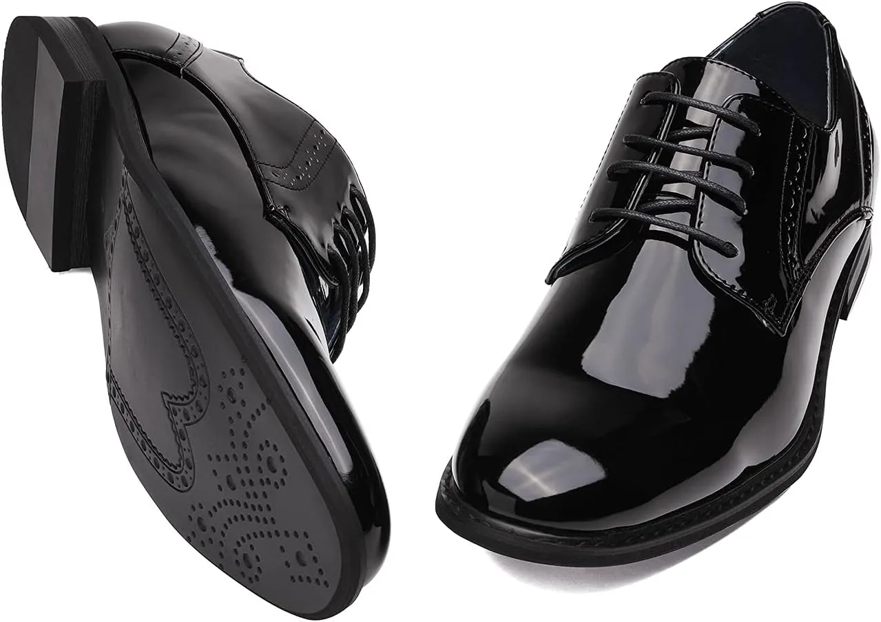 Bruno Marc Men's Leather Lined Dress Oxfords Shoes