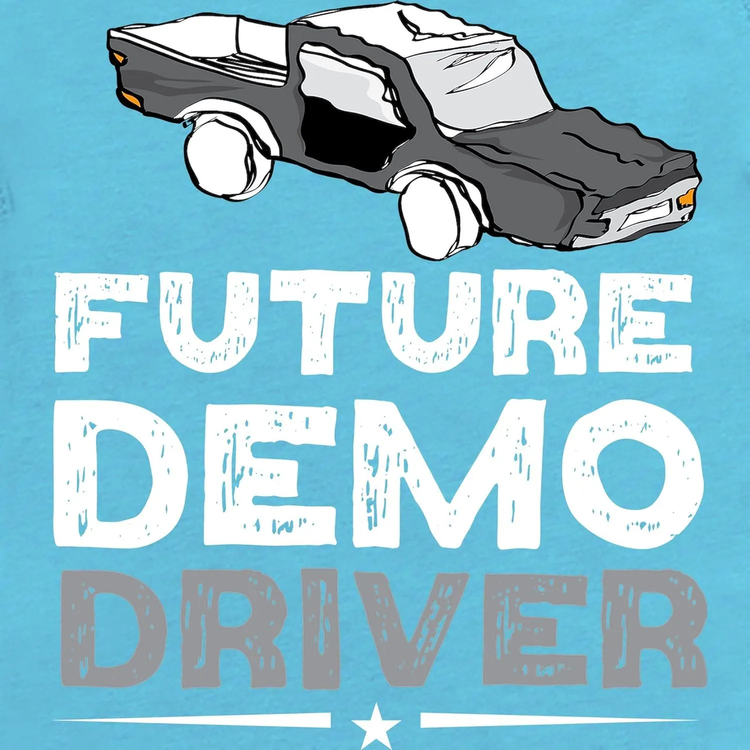 CafePress Future Demo Driver Demolition Derby Driv Body Suit Cute Infant Bodysuit Baby Romper Dark