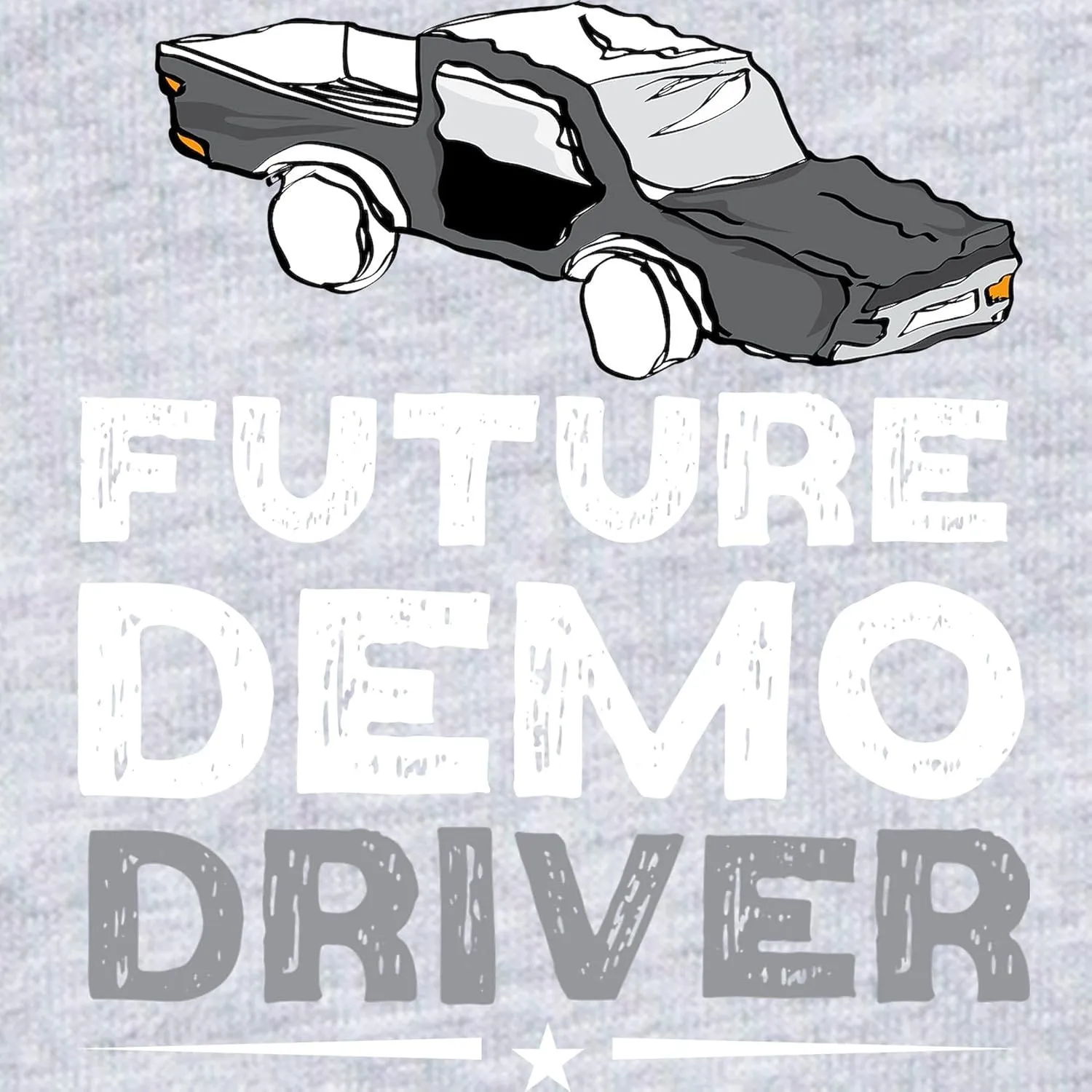 CafePress Future Demo Driver Demolition Derby Driv Body Suit Cute Infant Bodysuit Baby Romper Dark