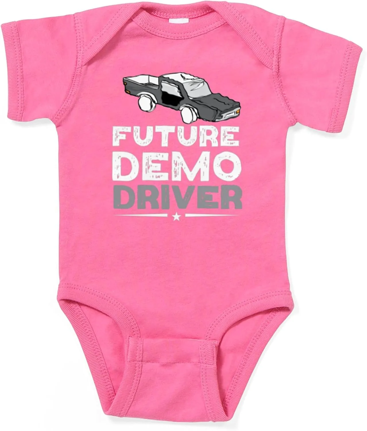 CafePress Future Demo Driver Demolition Derby Driv Body Suit Cute Infant Bodysuit Baby Romper Dark