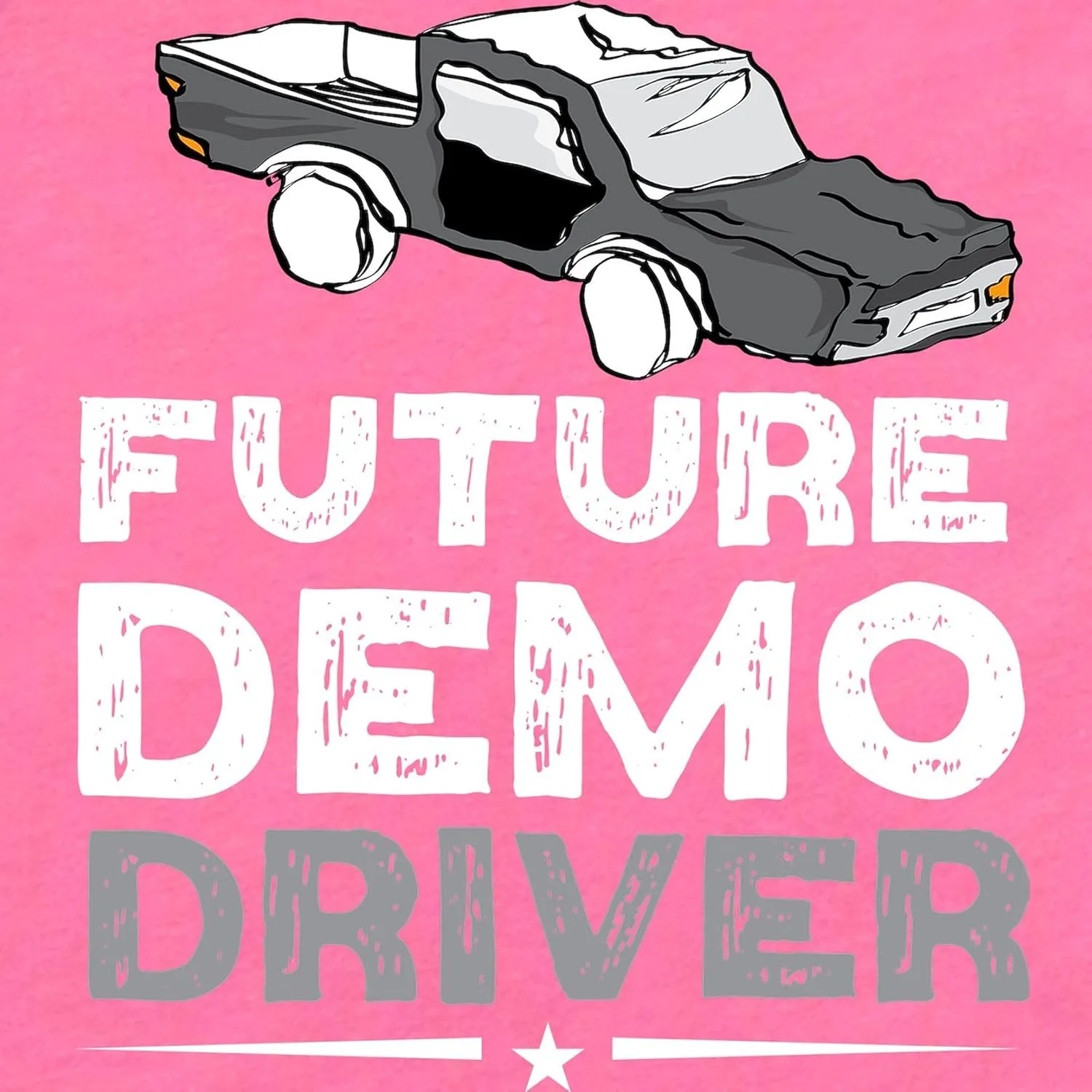 CafePress Future Demo Driver Demolition Derby Driv Body Suit Cute Infant Bodysuit Baby Romper Dark
